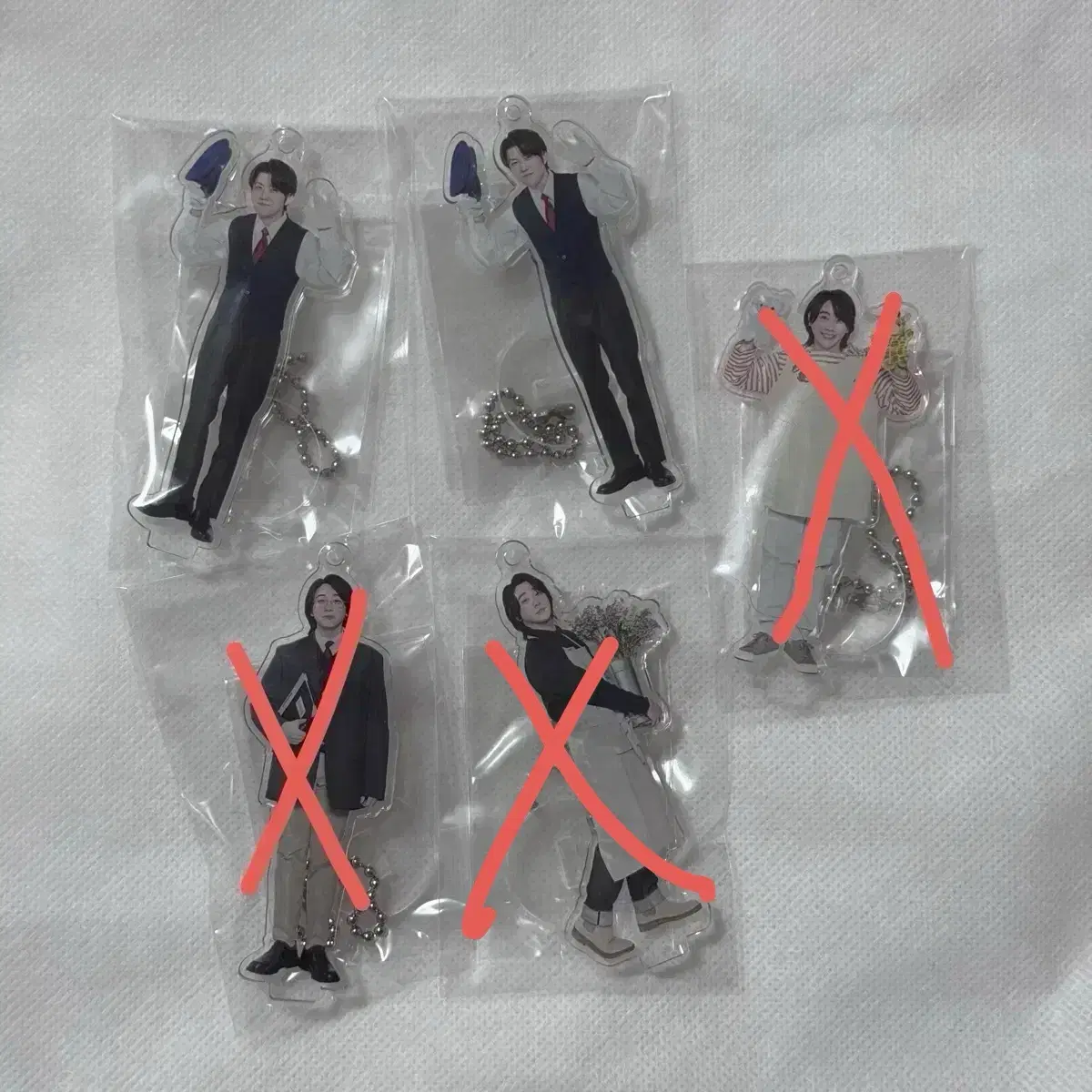 ミセスグリーンアップル アクリルスタンド ぬいぐるみキーリングセット ミセスグリーンアップル クスシキ アクリルスタンドキーホルダー